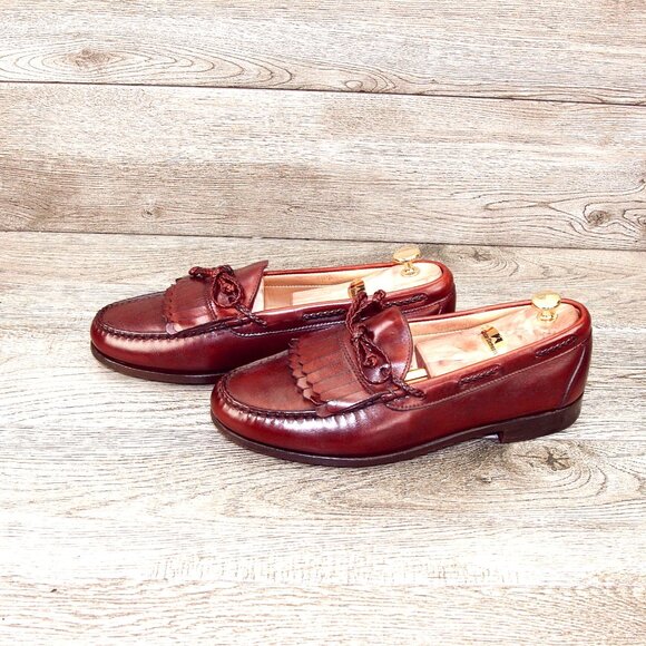 Allen Edmonds WOODSTOCK Loafer 10 EEE Wide Chestnut * add $15 new Cedar Trees main image 5